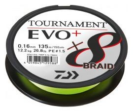 Pletena Šnjaura Daiwa Tournament X8 Braid Evo+ Chartreuse 2700m
