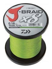 Pletena Šnjura Daiwa J-Braid X8 1500m Chartreuse