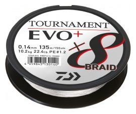 Pletena Šnjura Daiwa Tournament X8 Braid Evo+ 2700m Bijela