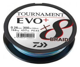 Pletena Šňura Daiwa Tournament X8 Braid Evo+ Višebojna