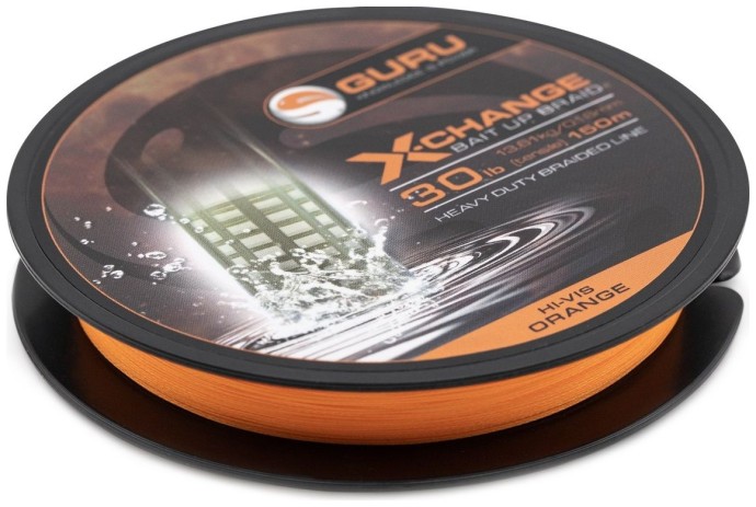 Pletená Šnúra Guru X-Change Bait Up Braid 150m 0,16mm 13,6kg Hi-Viz Orange