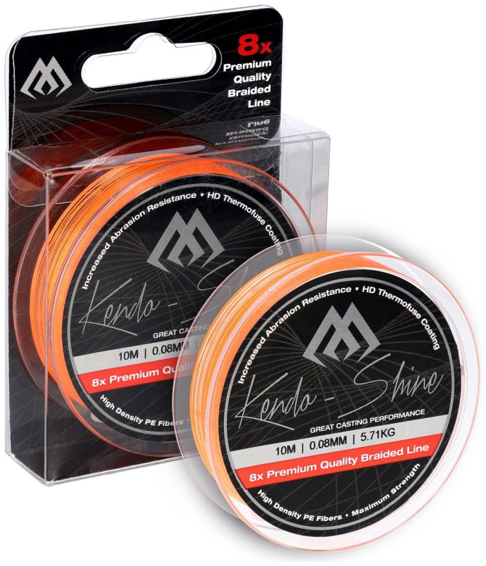 Pletená Šňůra Mikado Kendo Shine Oranžová 10m