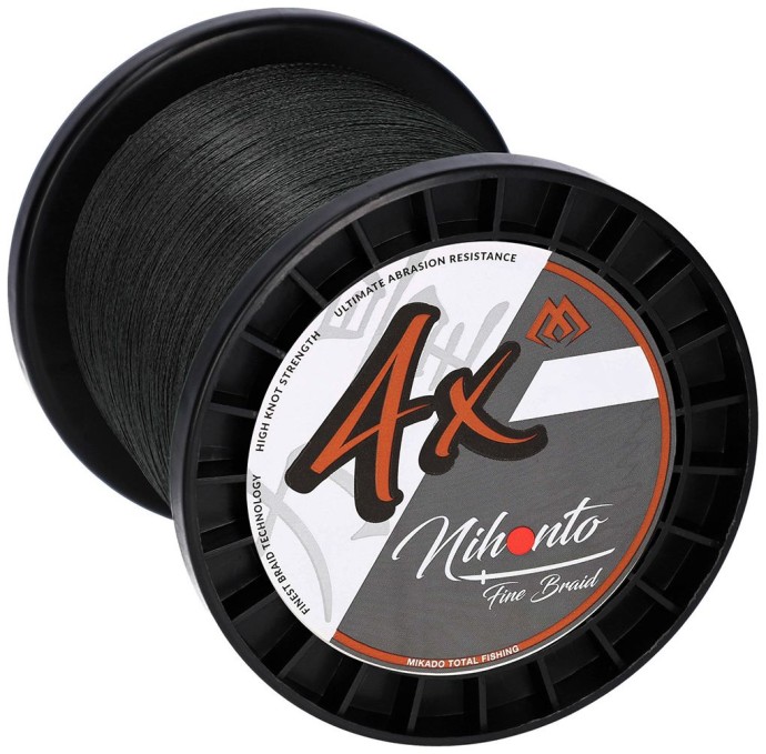Pletená Šňůra Mikado Nihonto Fine Braid Black 3000m 0,23mm/20,2kg