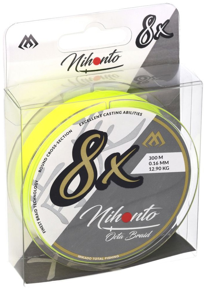 Pletená Šnúra Mikado Nihonto Octa Braid Fluo