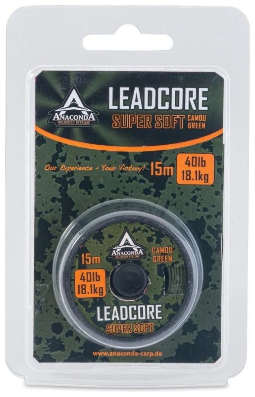 Pletena Šnura s Olovnim Jadrima Anaconda Super Soft Leadcore
