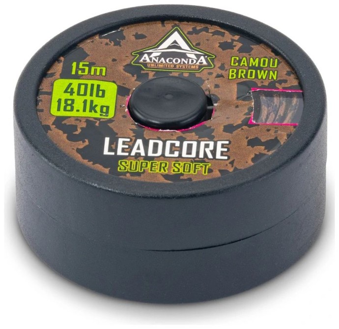 Pletena Šnura s Olovnim Jadrima Anaconda Super Soft Leadcore