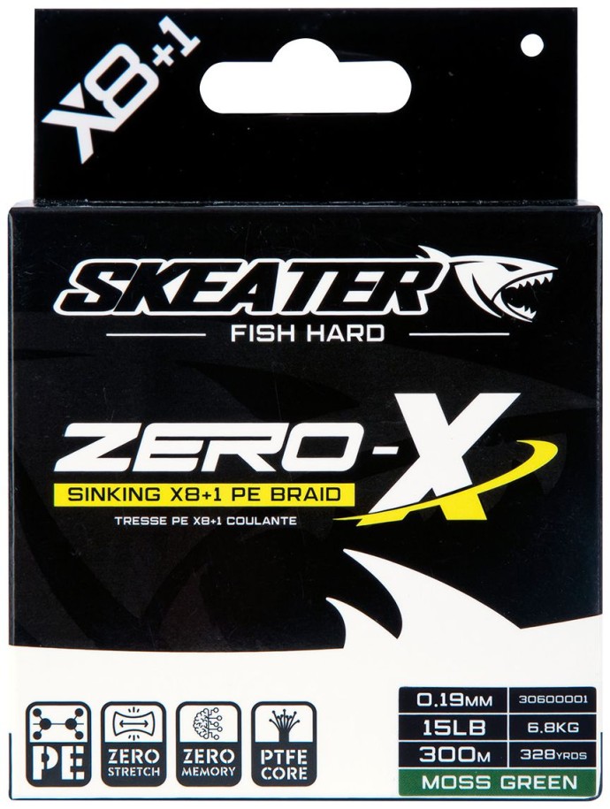 Pletená Šnúra Skeater Zero-X 8Braid MG Sinking 300m