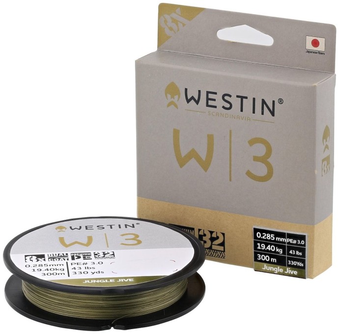 Pletená Šňůra Westin W3 Deadbait 8-Braid Jungle Jive 300m