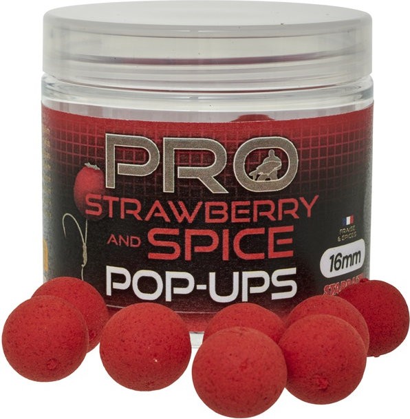 Plovoucí Boilie Starbaits Pop Up Pro Strawberry Spice 50gr
