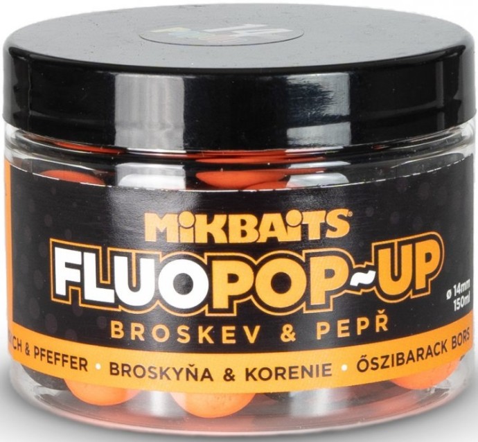 Plovuće Boilie Mikbaits Fluo 14mm 150ml