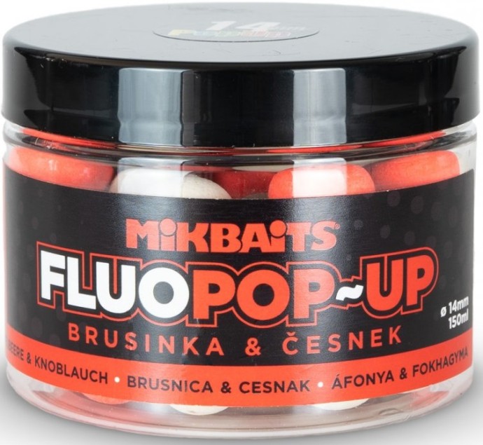 Plovuće Boilie Mikbaits Fluo 14mm 150ml