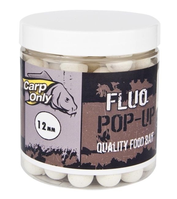 Plovuće Boilies Carp Only Fluo Pop-Up White 80gr