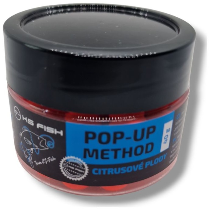 Plovuće Boilies KS Fish Pop-up Method 10mm 40g