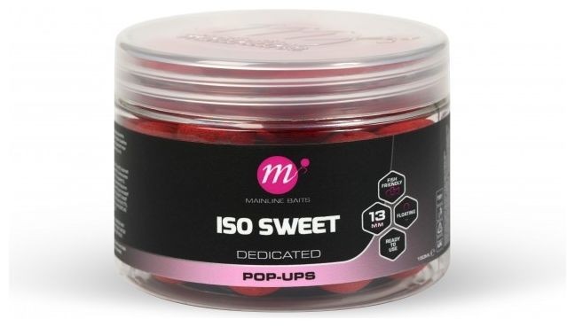 Plovuće Boilies Mainline ISO Sweet Mini Pop-Ups 13mm 150ml