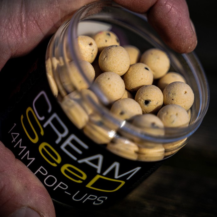 Plovući Boilie Munchbaits Cream Seed Pop-Ups