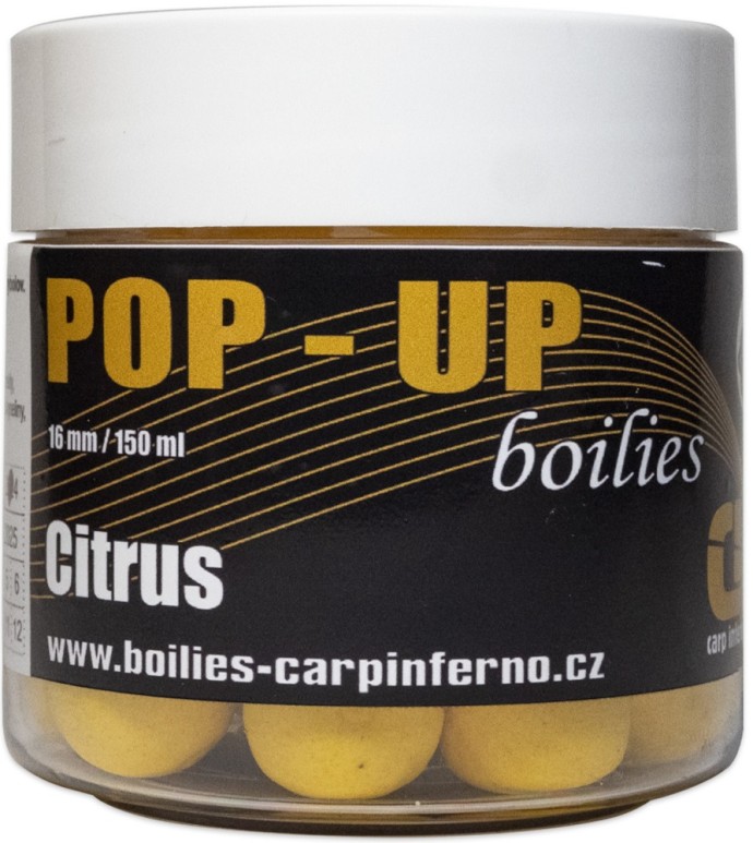 Plovući Boilies Carp Inferno Pop-Up Boilies 16mm 150ml