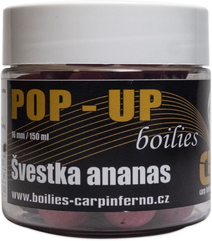 Plovući Boilies Carp Inferno Pop-Up Boilies 16mm 150ml