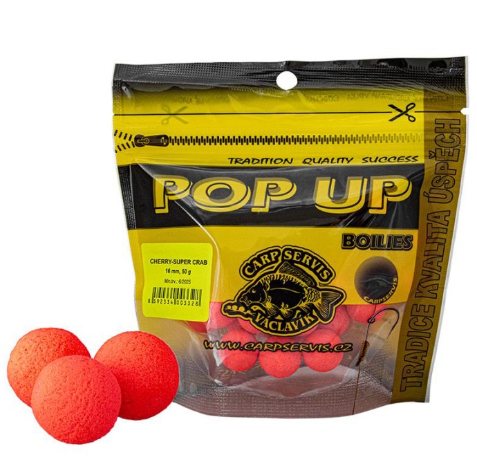 Plovući Boilies Carp Servis Václavík Pop-Up Boilies 16mm 50gr
