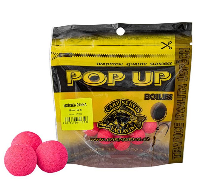 Plovući Boilies Carp Servis Václavík Pop-Up Boilies 16mm 50gr