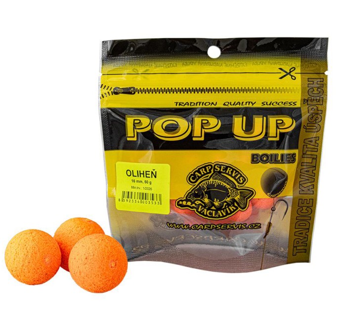 Plovući Boilies Carp Servis Václavík Pop-Up Boilies 16mm 50gr