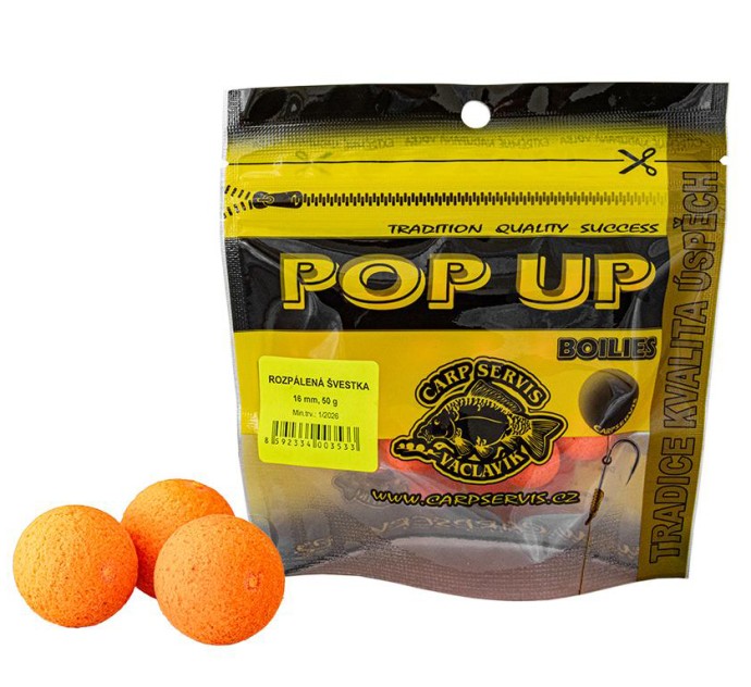 Plovući Boilies Carp Servis Václavík Pop-Up Boilies 16mm 50gr