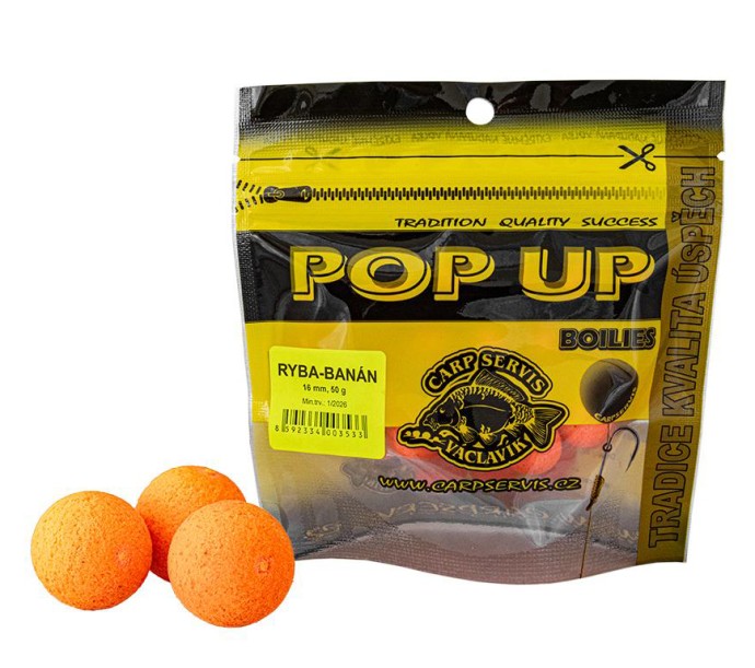 Plovući Boilies Carp Servis Václavík Pop-Up Boilies 16mm 50gr