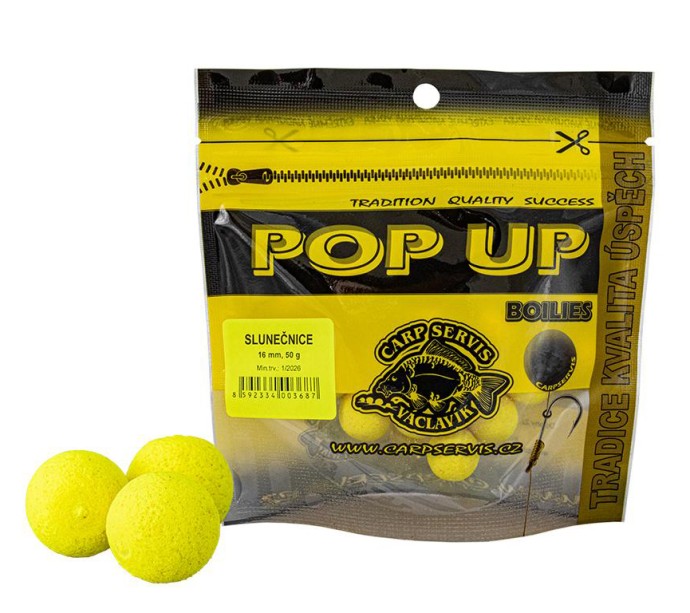 Plovući Boilies Carp Servis Václavík Pop-Up Boilies 16mm 50gr