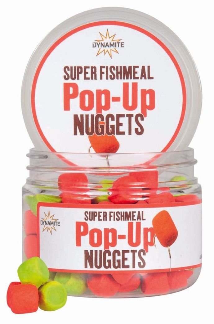 Plovući Boilies Dynamite Baits Super Fishmeal Nuggets – Pop Ups