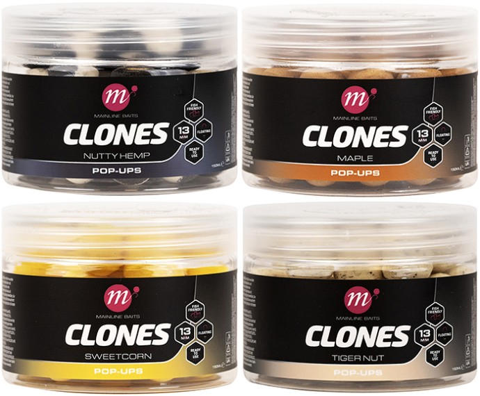 Plovući Boilies Mainline Clones Pop-Ups