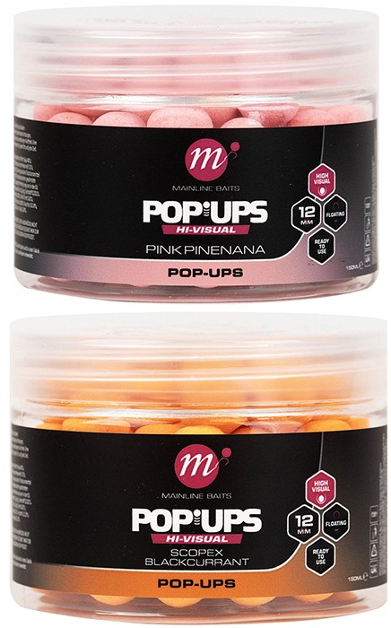 Plovući Boilies Mainline High Visual Mini Pop-Ups 250ml