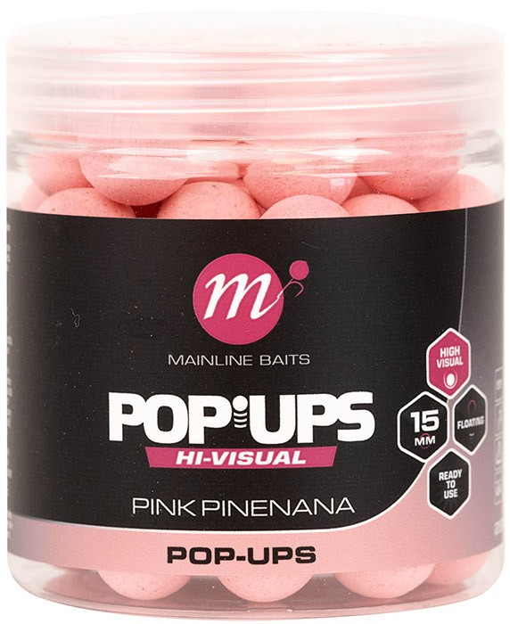 Plovući Boilies Mainline High Visual Pop-Ups 250ml