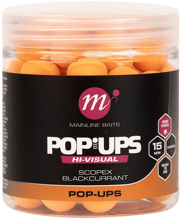 Plovući Boilies Mainline High Visual Pop-Ups 250ml