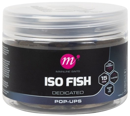 Plovući Boilies Mainline ISO Fish Pop-Ups 15mm 150ml