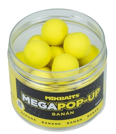 Plovući Boilies Mikbaits Mega Fluo Pop-Ups 25 mm 300ml