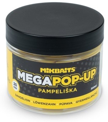 Plovući Boilies Mikbaits Mega Fluo Pop-Ups 25 mm 300ml