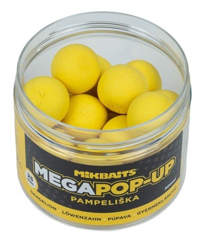 Plovući Boilies Mikbaits Mega Fluo Pop-Ups 25 mm 300ml
