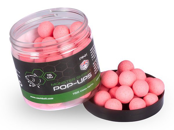 Plovući Boilies Nash Monster Shrimp Pop Ups 2024 75gr