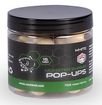 Plovući Boilies Nash Monster Shrimp Pop Ups 2024 75gr