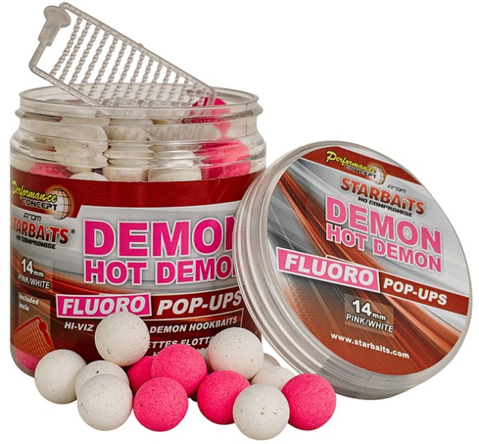 Plovući Boilies Starbaits Pop-Up Bright Hot Demon
