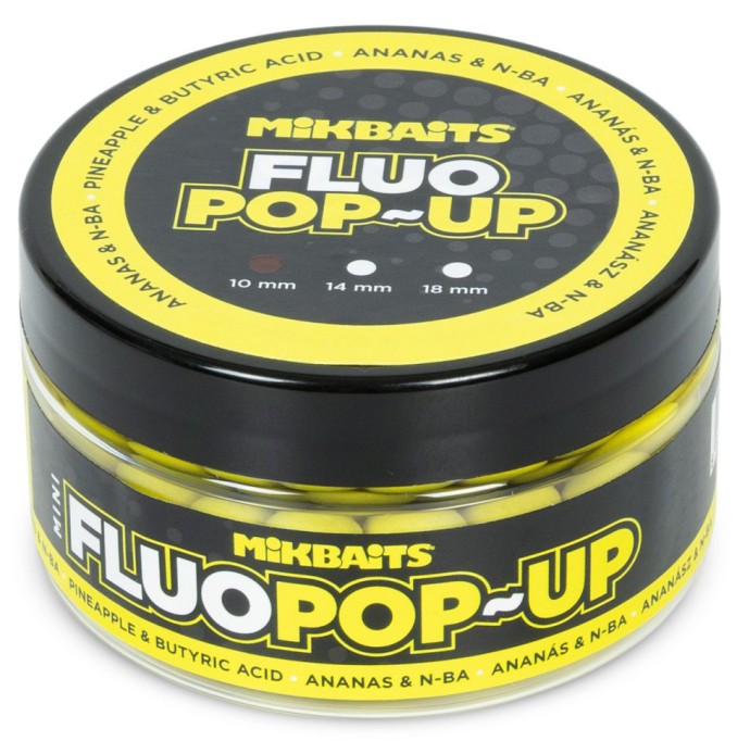 Plutajuće Boilie Mikbaits Fluo Boilie 100ml 10mm