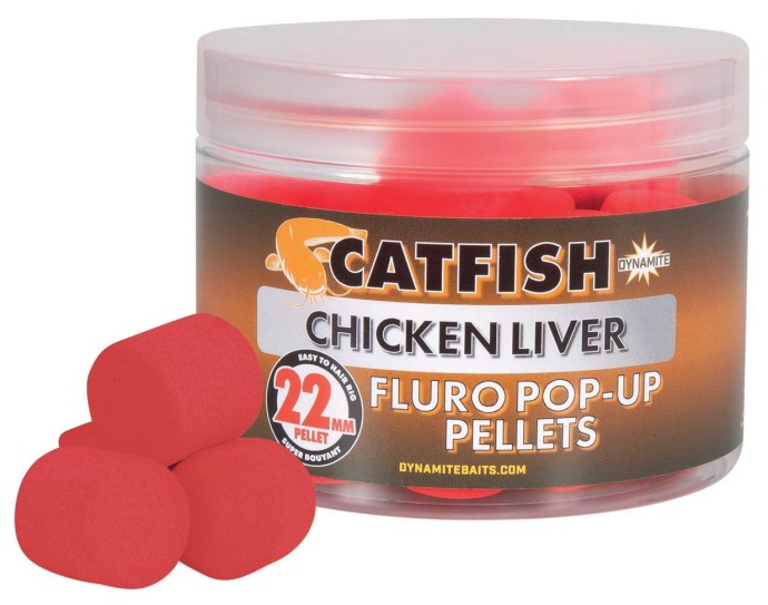 Plutajuće Pelete Dynamite Baits Fluro Pop-Ups Pellet Chicken Liver 22mm 165g