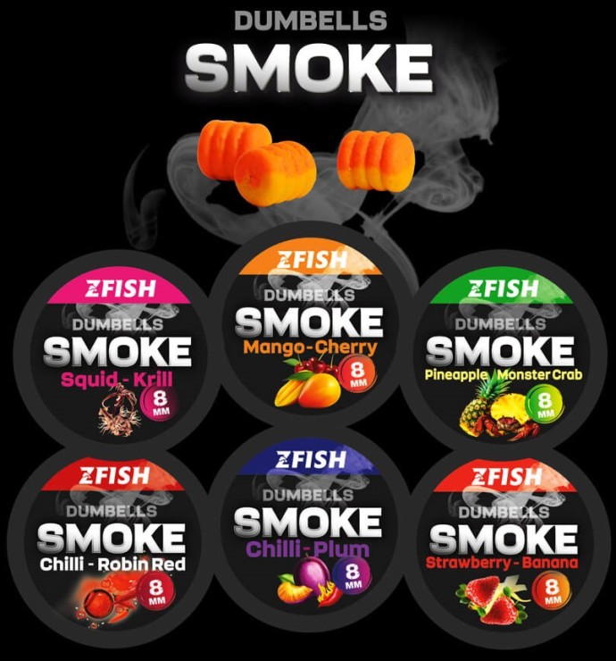 Plutajući Dumbells Zfish Smoke POP-UP 8mm