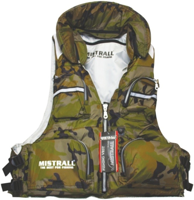 Plutajući Ribolovni Prsluk Mistrall X1 Camo