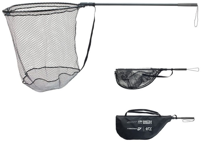 Podběrák Daiwa Prorex Karbonový Pogumovaný Skládací 230cm