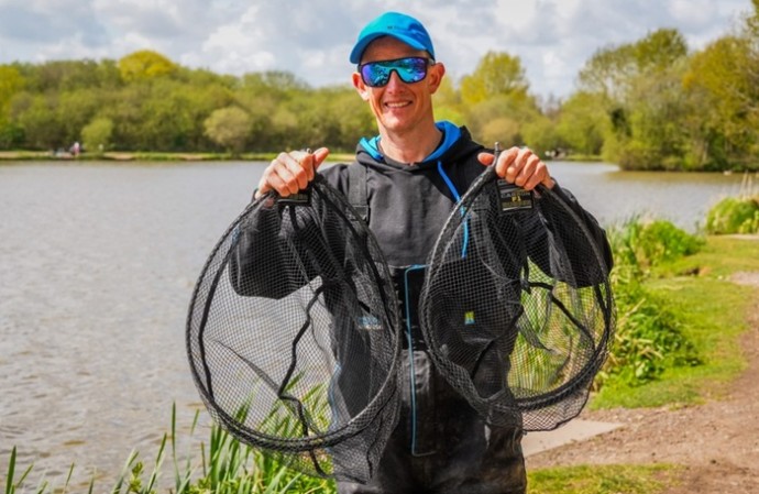 Podmetač Glava Preston Carbon Hair Mesh Landing Net