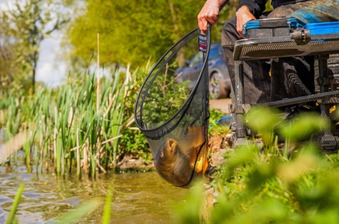 Podmetač Glava Preston Carbon Hair Mesh Landing Net