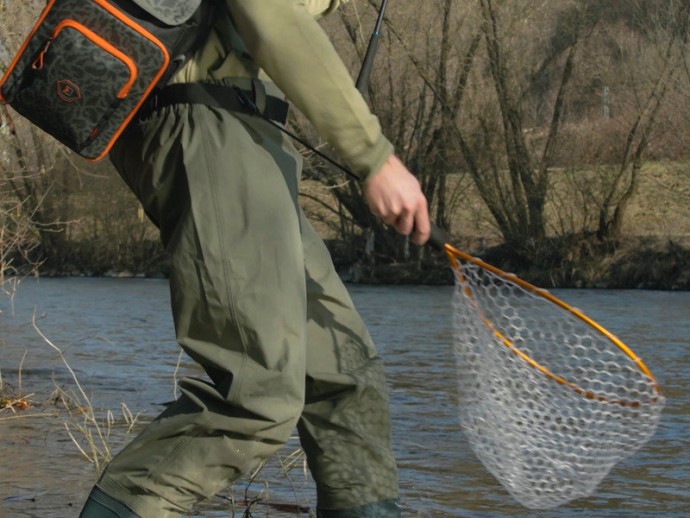 Podmetač za pastrve Delphin SoftLUX mekana mreža