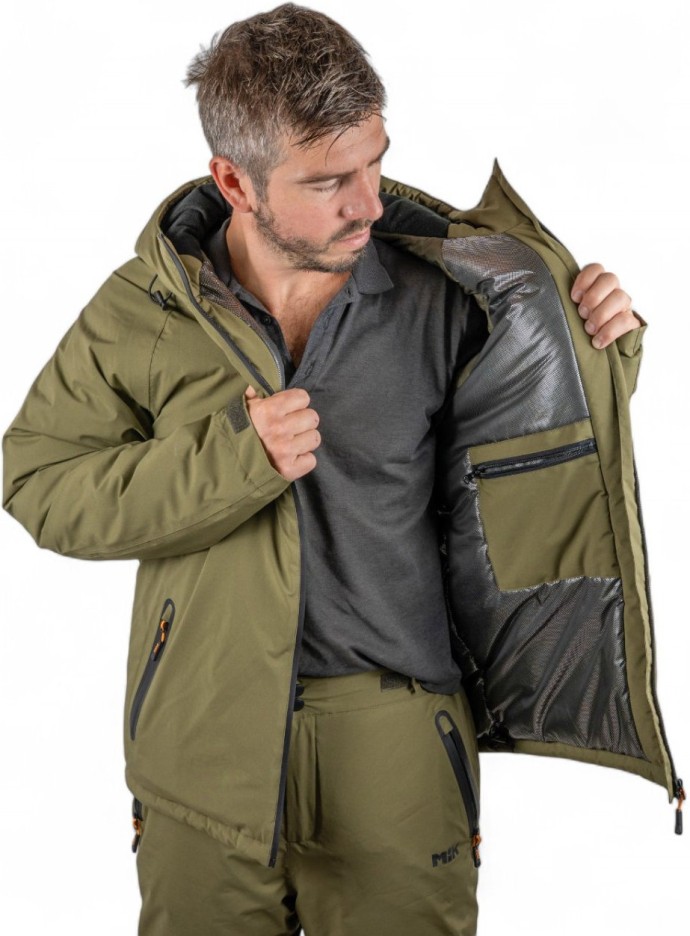Podstavljena Jakna Mikbaits Thermo Exclusive Zelena