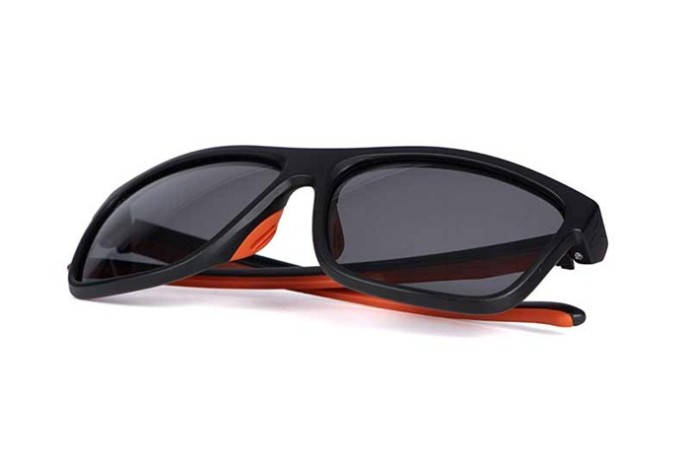 Polarizacijske naočale Fox Collection Black & Orange Shades - Grey Lens