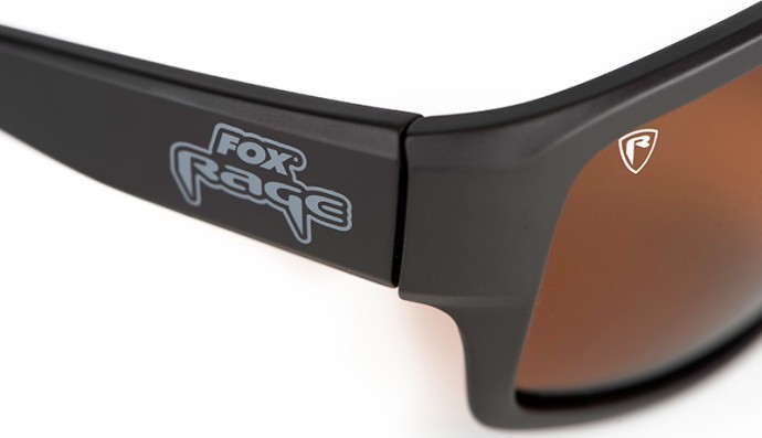 Polarizacijske naočale Rage Avius Dark Gray Sunglasses / Brown Lenses with Mirror Finish
